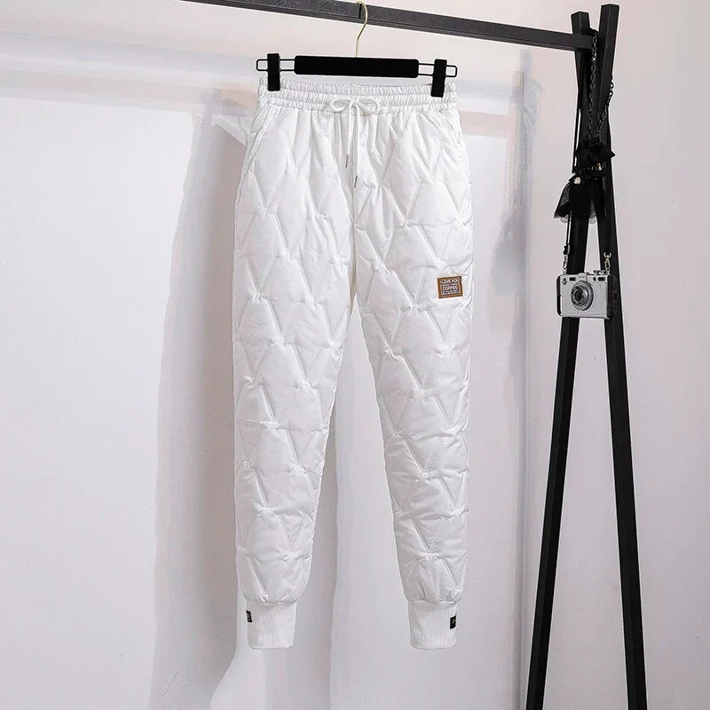 Plus Size Down-Cotton Winter Pants for Ultimate Warmth - Ideal for Cold Weather Comfort