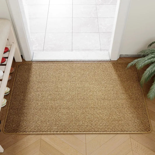 Outdoor Doormat – Faux Jute Material, Durable & Entrance Rug Design