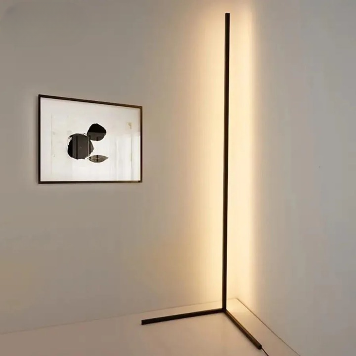 RGB LED Corner Floor Lamp – App Control, Music Sync & 16 Million Colors