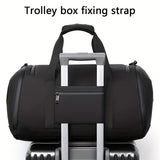 Men's Travel Duffel Bag – Water-Resistant, Multi-Pocket & Detachable Strap