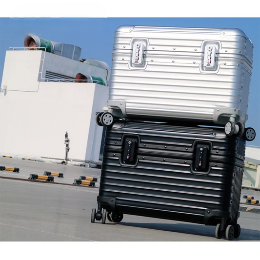 Aluminum-Magnesium Hard-Shell Suitcase