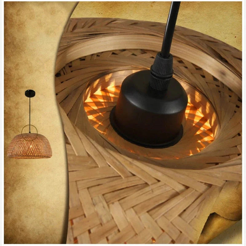 Optimized Product Title: "Handgefertigte Bambus-Hängeleuchte – Natürliche, Warmweiße Beleuchtung mit Stil" 

This title emphasizes craftsmanship, the warm light feature, and the stylish aspect of the product, making it more appealing for search queries.