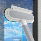 Window Cleaning Brush – Dual-Sided Dry & PVA Wet Pad, 45cm Handle