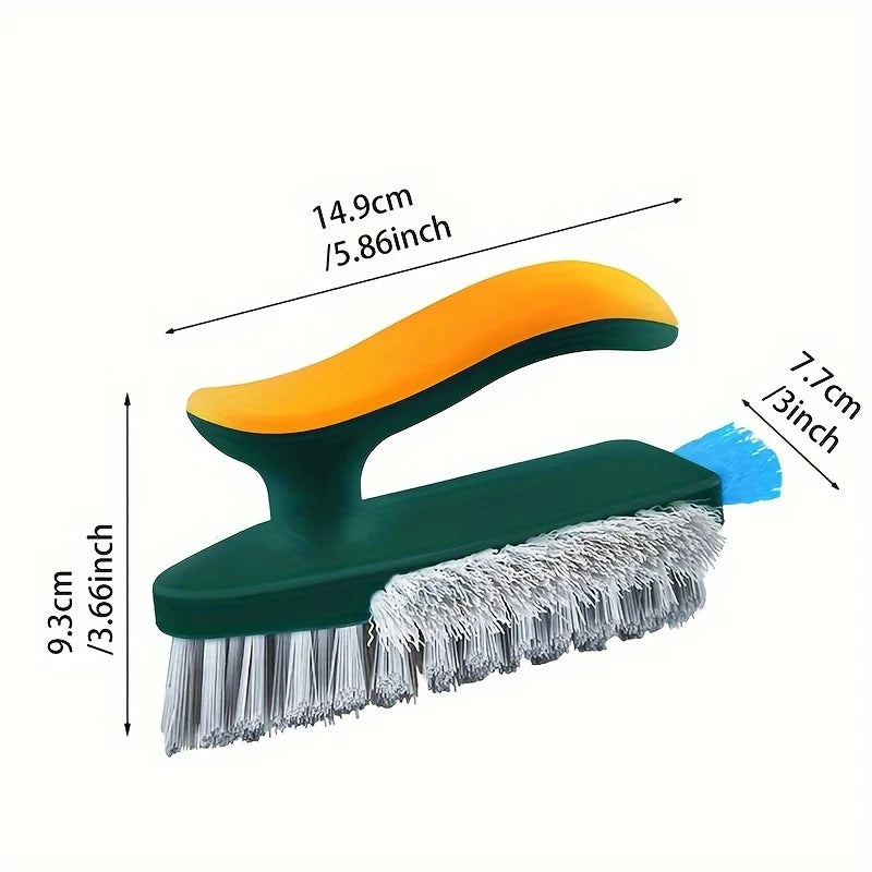 4-in-1 Grout Cleaning Brush – V-Shaped Bristles, Ergonomic Grip & Multi-Surface