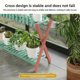 Optimized Product Title: "2-stöckiges Bambus-Pflanzenregal mit dekorativem Zaungitter – Stilvolles Pflanzenregal für Innen- und Außenbereich" 

This title includes relevant keywords while enhancing clarity and appeal for potential buyers.