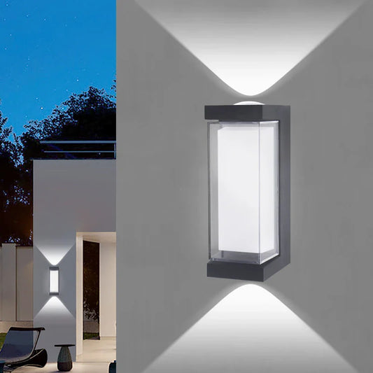 LED Wall Sconce – Indoor-Outdoor Use, IP65 Waterproof & Up-Down Lighting