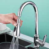 360° Swivel Faucet Aerator – 3 Spray Modes, Water-Saving & Tool-Free Install
