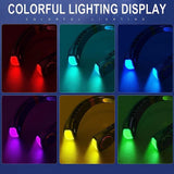 Cordless Neck Fan – Bladeless, 5 Speeds, LED Display & USB-C Rechargeable