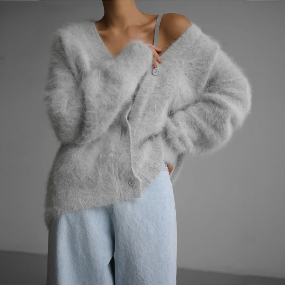 Noelia – Women's Cashmere Cardigan Autumn Magic