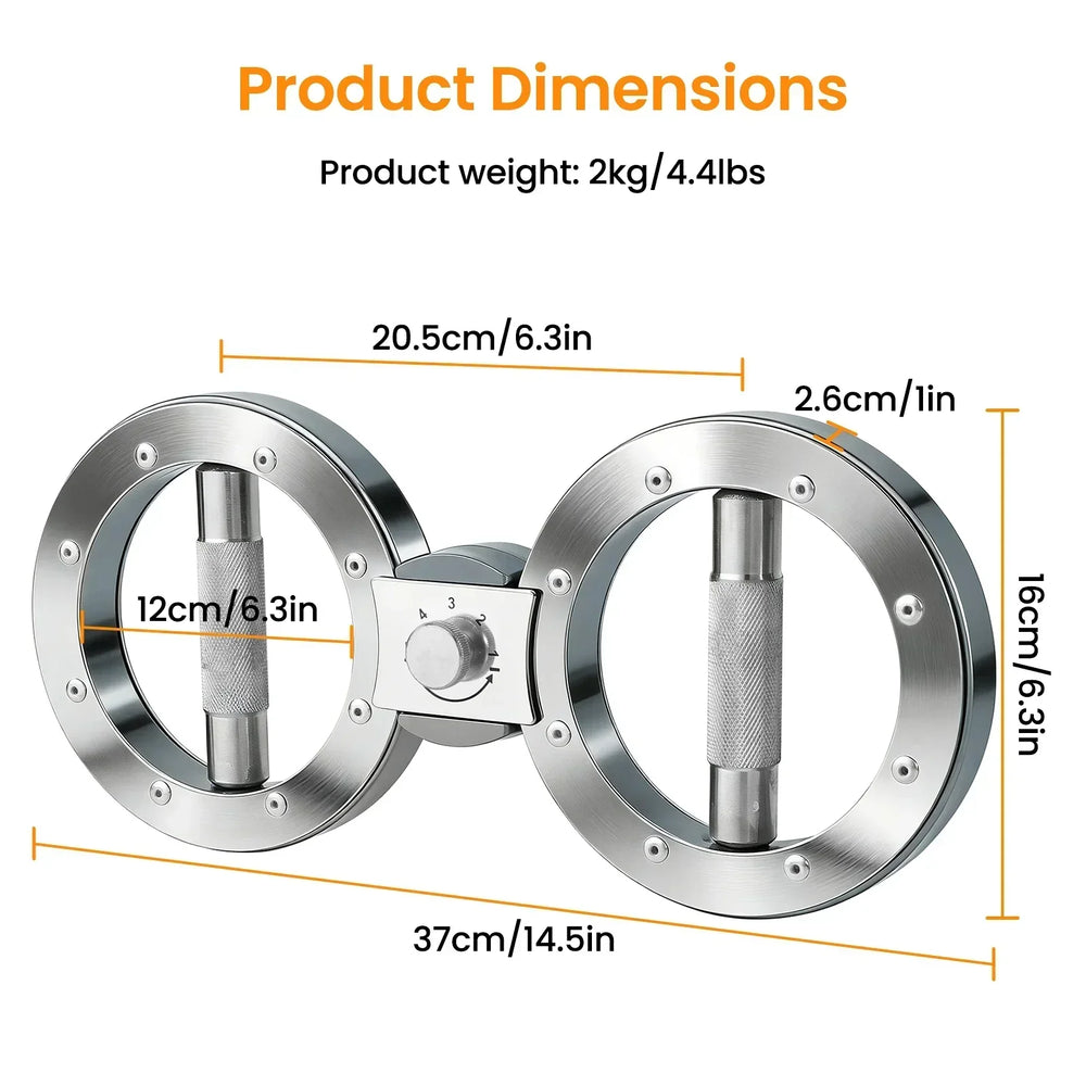 Rotational Strength Trainer – Stainless Steel, Adjustable Resistance & Full-Body