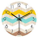 Wood-Look Wall Clock – Silent Quartz Movement, 30cm Diameter & Scandinavian Design