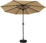 2.7m Outdoor Umbrella with Pole Stand - Solira (UV & Water Resistant)