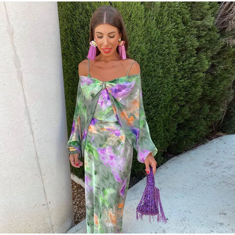 Seraphina – Colorful Maxi Dress