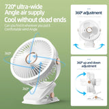 Rechargeable Clip-On Cooling Fan