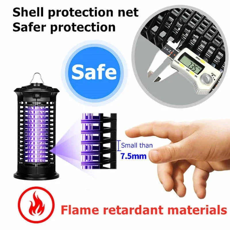 UV LED Insect Trap – 360° Attraction, Chemical-Free & Indoor/Outdoor Use