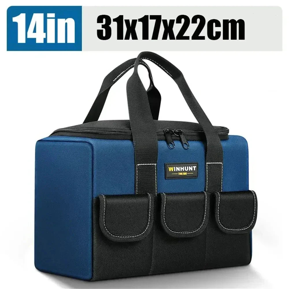 Optimized Product Title: **Wasserdichte Werkzeugtasche mit mehreren Fächern – Robustes Oxford-Gewebe für optimale Organisation und Schutz**