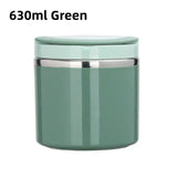 Insulated Stainless Steel Lunch Box – 630-1000ml, Leakproof Lid & Carry Handle