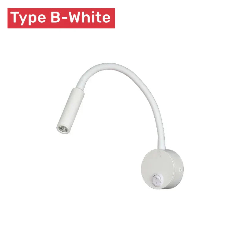 Flexible LED Wall Light – Touch Switch, 3 Color Temperatures & Swivel Arm