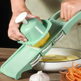 Multifunctional Vegetable Slicer – Stainless Steel Blades, Julienne & Ergonomic Grip