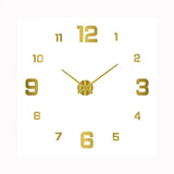 BowLift | Silent Classic Wall Clock | Non-Ticking Elegant Timepiece for Bedroom & Office