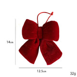Red Velvet Christmas Ribbon – Elegant Wired Ribbon for Tree and Gifts