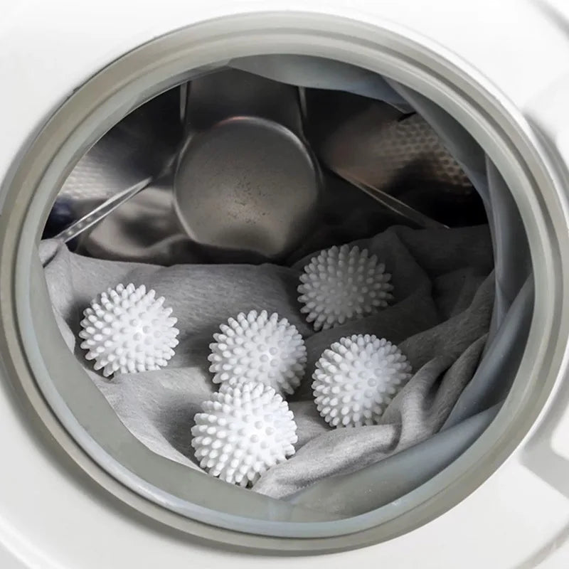 Reusable Laundry Balls – Set of 5, 6cm PVC & Softener-Free Fabric Care