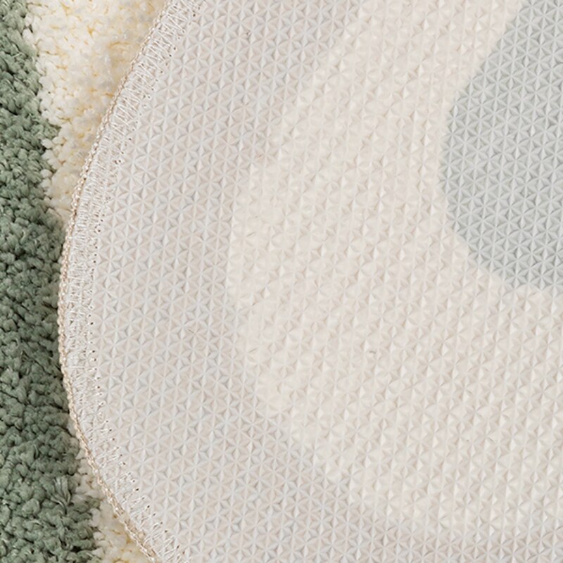 Non-Slip Bath Rug – Geometric Pattern, Absorbent Polyester & TPR Anti-Slip Backing