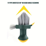 4-in-1 Grout Cleaning Brush – V-Shaped Bristles, Ergonomic Grip & Multi-Surface