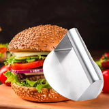 Stainless Steel Smash Burger Press – Round, Ergonomic Handle & Heat-Resistant