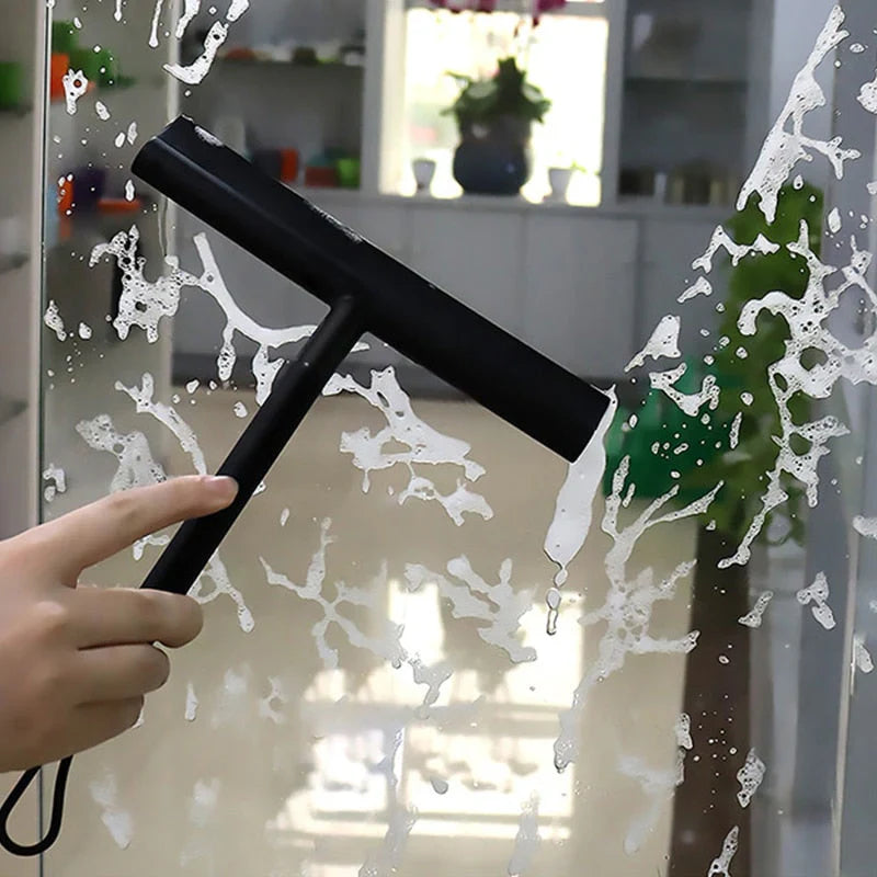 Optimized Product Title: "Dusch-Abzieher mit Aufhängehaken – Streifenfreies Trocknen für Glatte Oberflächen" 

This title includes relevant keywords while emphasizing the product's key features for better visibility on Google Shopping.