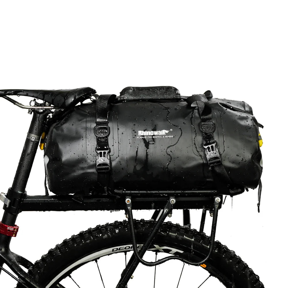 Waterproof Bike Pannier Bag – 20 L Capacity, Rack-Mount & Carry Handles