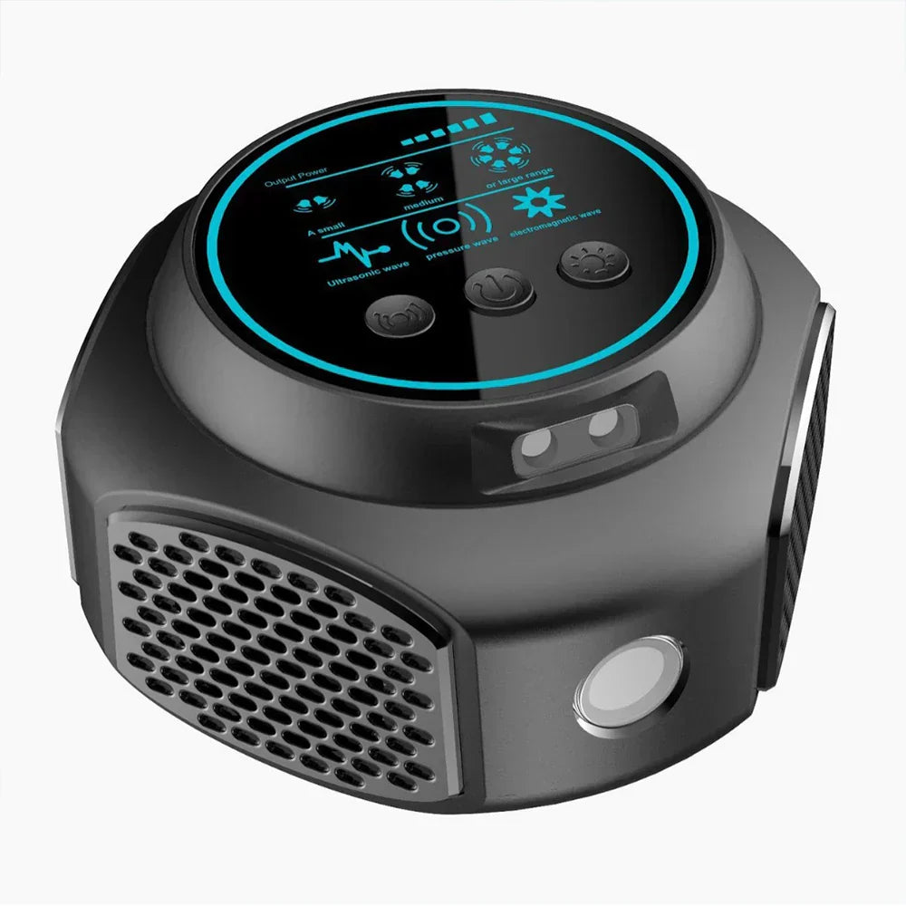Ultrasonic Rodent Repeller – Plug-In, 4 Modes & 362m² Coverage for Mice & Rats