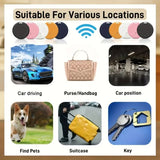 Enhanced Product Title: "Runder Bluetooth-Tracker 2er-Set – Schlüssel & Taschen Finder für schnelles Auffinden" 

This title maintains the original meaning while optimizing for clarity and searchability.