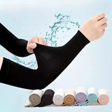 Unisex Cooling Arm Sleeves – UPF 50+ UV Protection, Ice Silk & Breathable Stretch