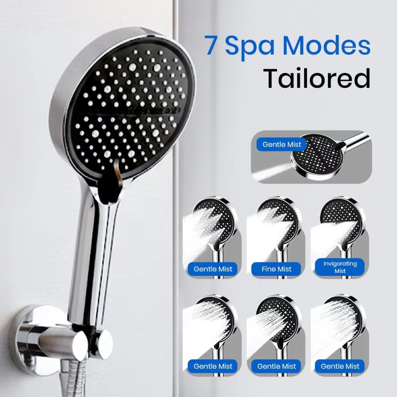 Enhanced Product Title: "Hochdruck-Handbrause mit 7 Strahlarten – Leistungsstarke Duschbrause für ein individuelles Duscherlebnis" 

This title includes relevant keywords while providing more detail about the product's features and benefits, which can hel