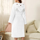 Gemütlicher Flanell-Bademantel mit Kapuze für Damen und Herren – Weich, Warm und Stylish