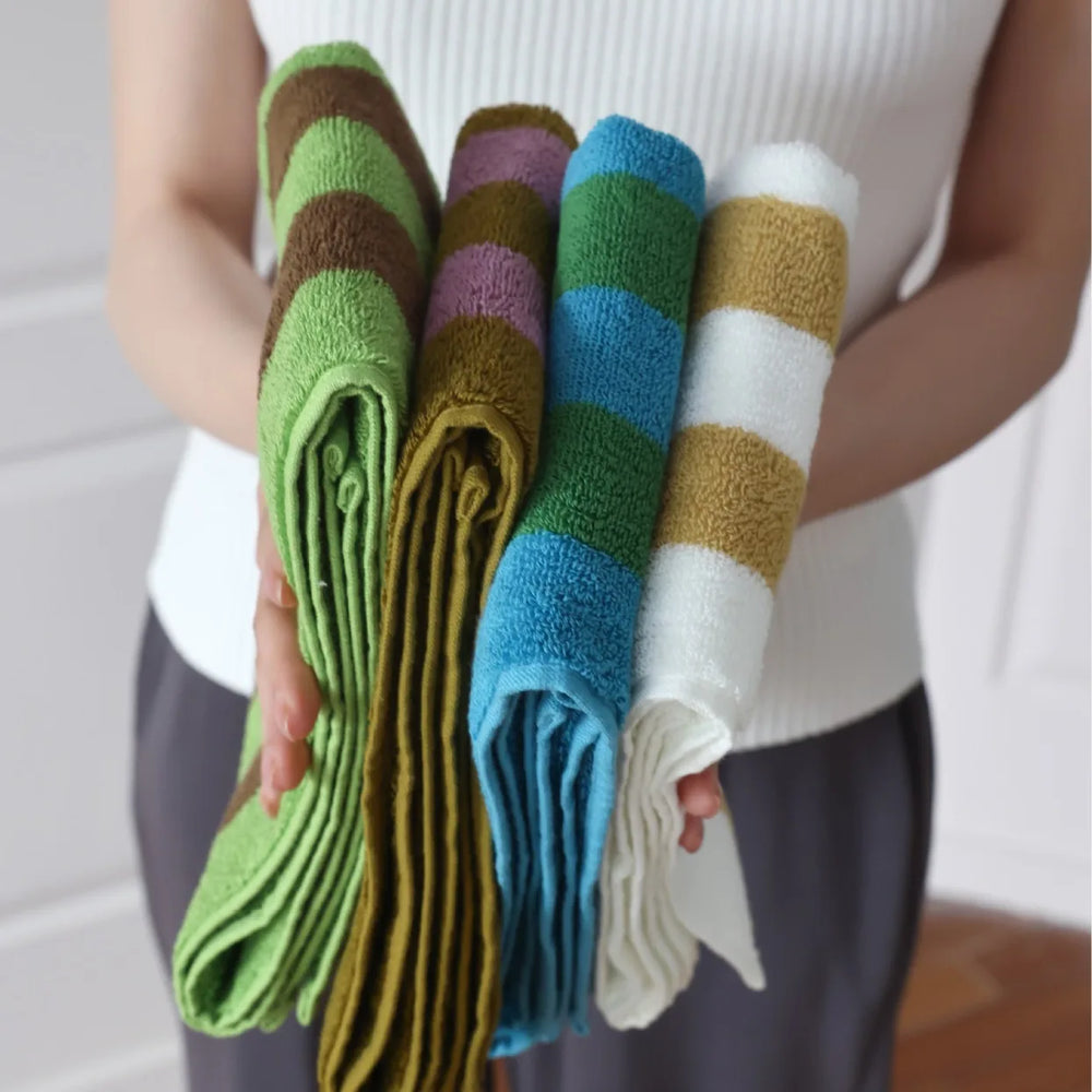 Striped Cotton Bath Towel – 100% Combed Cotton, Hotel Quality & Quick-Dry