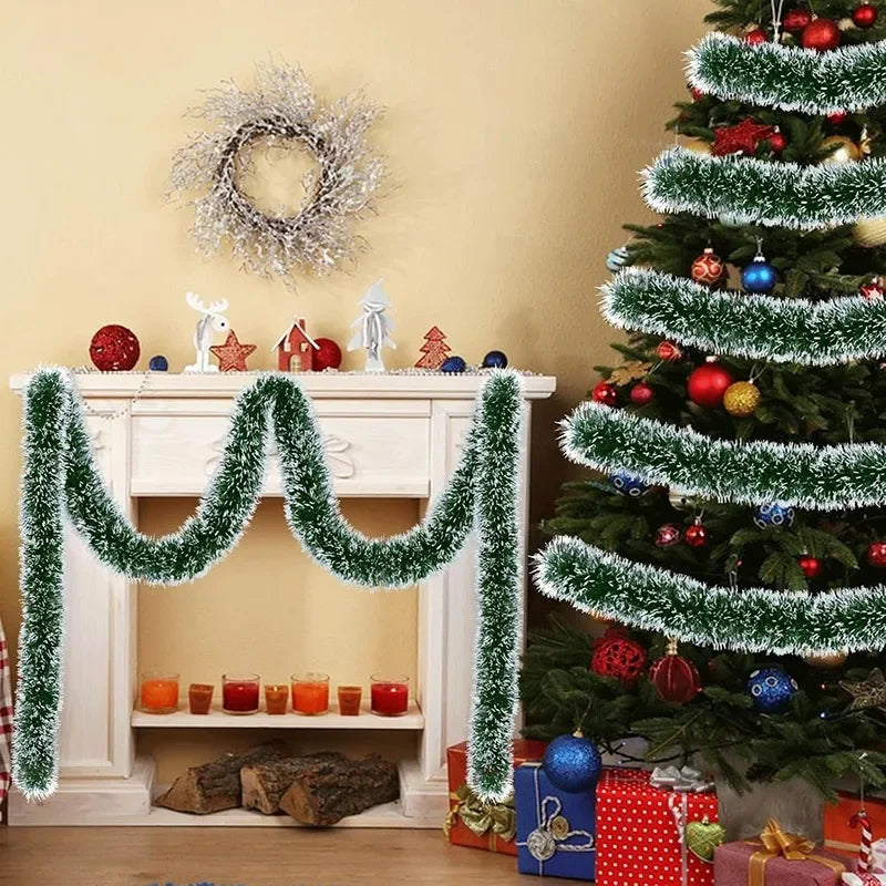 Artificial Fir Christmas Garland – Indoor and Outdoor Greenery, 2m to 20m