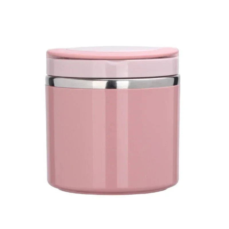 Insulated Stainless Steel Thermal Lunch Box – 630/1000ml, Double-Walled & Leak-Proof Lid