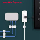 Magnetic Cable Organizer Set – Self-Adhesive, 12-Pack & Desk Cable Clips
