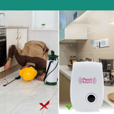 Ultrasonic Pest Repeller – 10–75 m² Coverage, Plug-In & Chemical-Free
