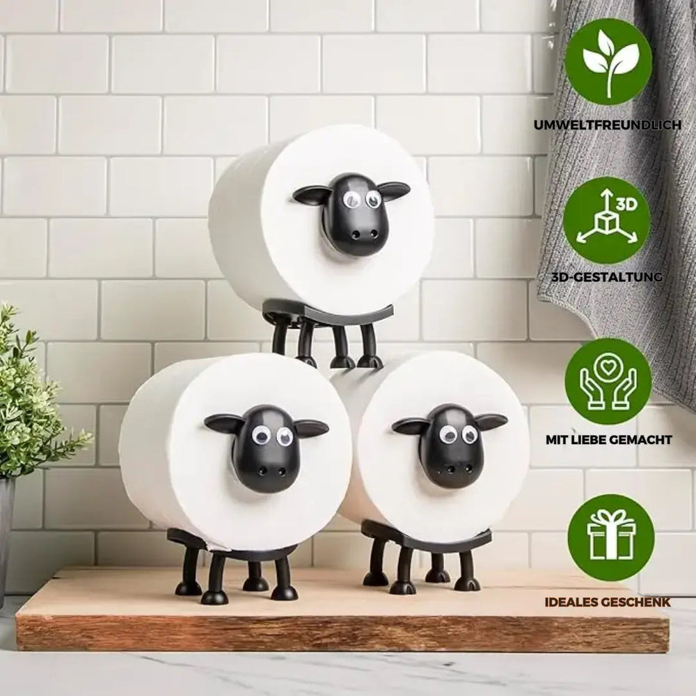 Enhanced Product Title: "Charmanter Schaf-Toilettenpapierhalter – Praktisches Badezimmer-Accessoire für Stil und Funktionalität" 

This title emphasizes both the charm and practicality of the product while incorporating relevant keywords for better visibi