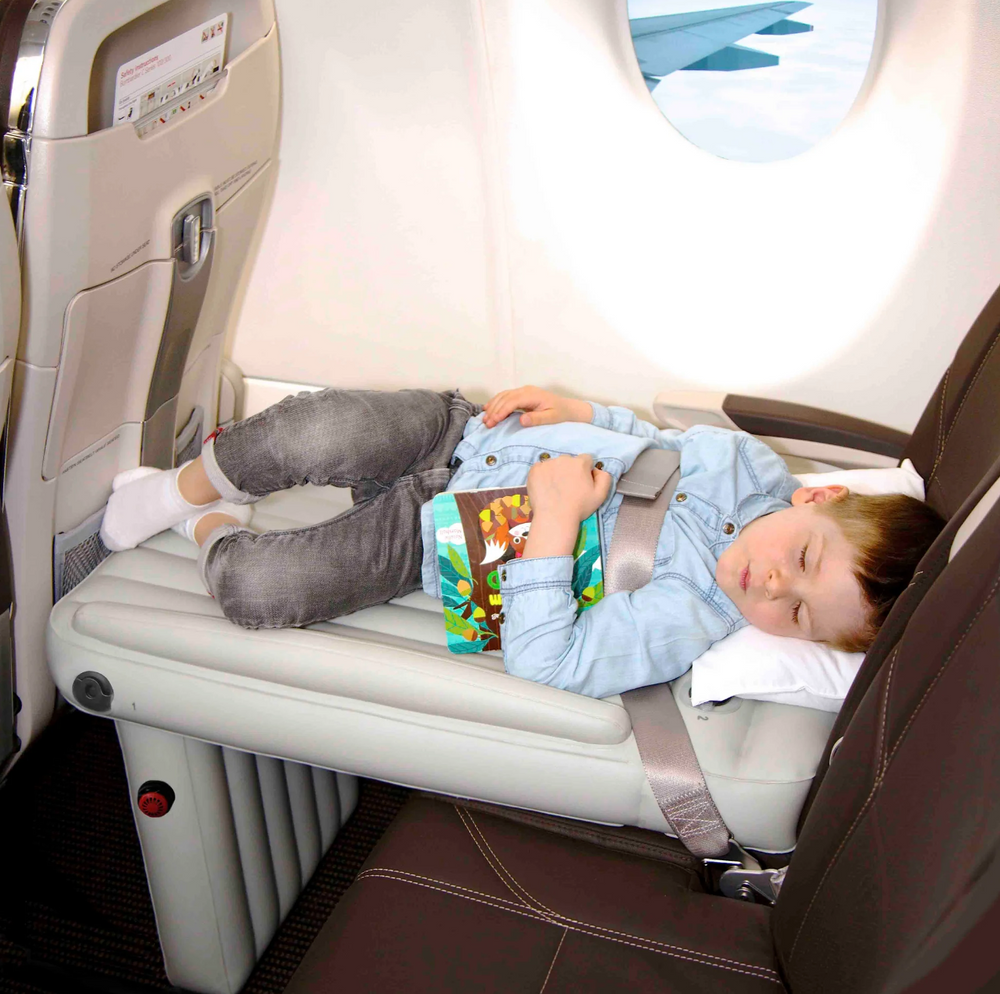 CloudNap Inflatable Airplane Bed folded