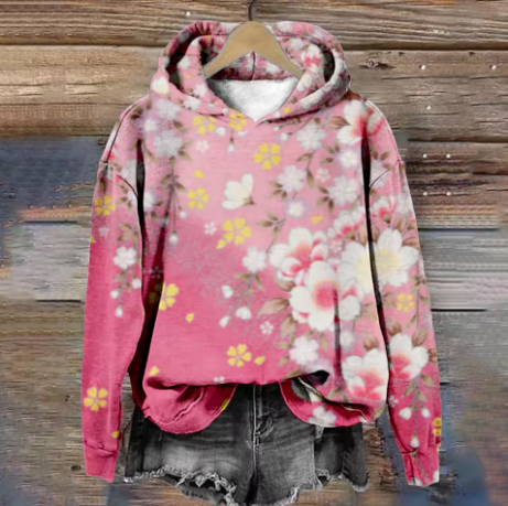 Ella Klassischer Komfort Hoodie für Damen – Bequemer, Stilvoller Kapuzenpullover für Alltag und Freizeit