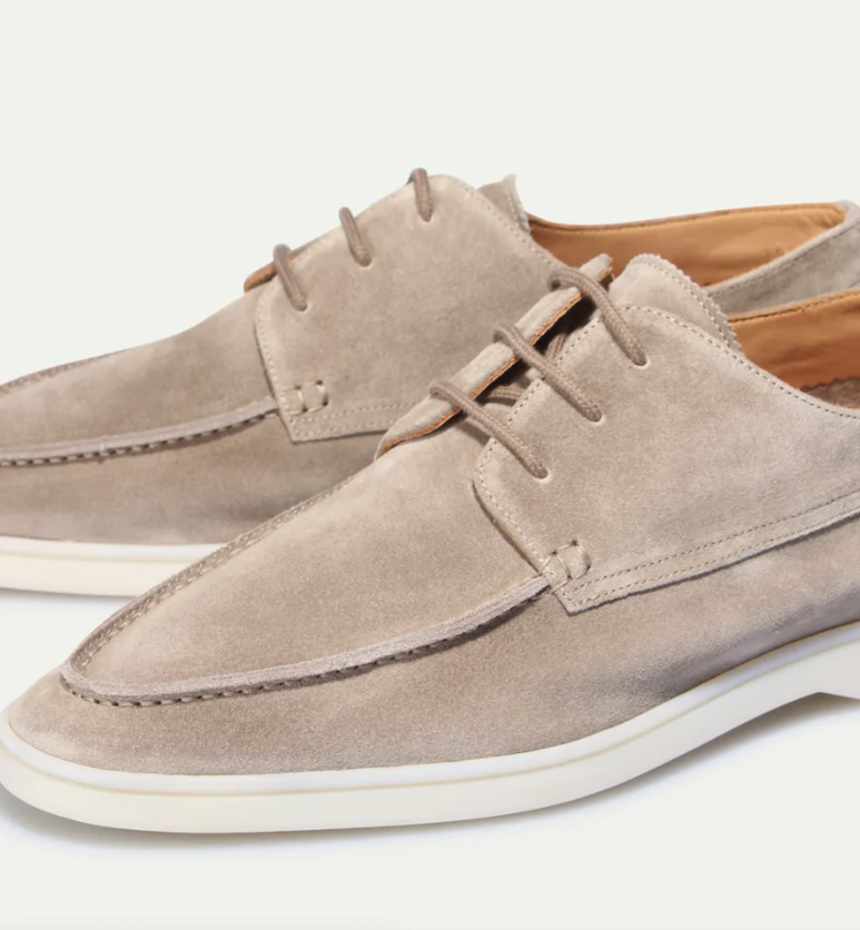 Luxurious Lace-Up Leather Loafers for Men – Diederik