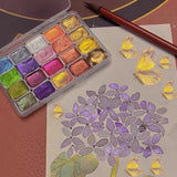 Optimized Product Title: "Schimmernde Aquarellfarben – Hochwertige Wasserfarben für kreative Kunstwerke | Ideal für Malen und Basteln" 

This title includes relevant keywords while maintaining clarity and appeal for potential customers.