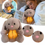Breathing Stuffed Animal Relaxation Kids Adults Plush Bunny
