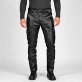 Slim Motorcycle Leather Pants - Daryl