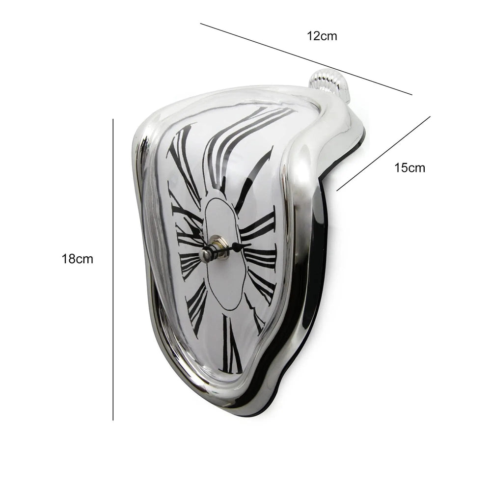 Enhanced Product Title: "Schmelzende Vintage-Uhr – Zeitverzerrungs-Inspiration für einen einzigartigen Stil" 

This title maintains the original concept while improving clarity and appeal for potential buyers.
