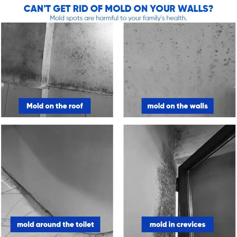 Anti-Mold Spray – 240ml, No-Scrub Formula & Odor Eliminating Mildew Remover